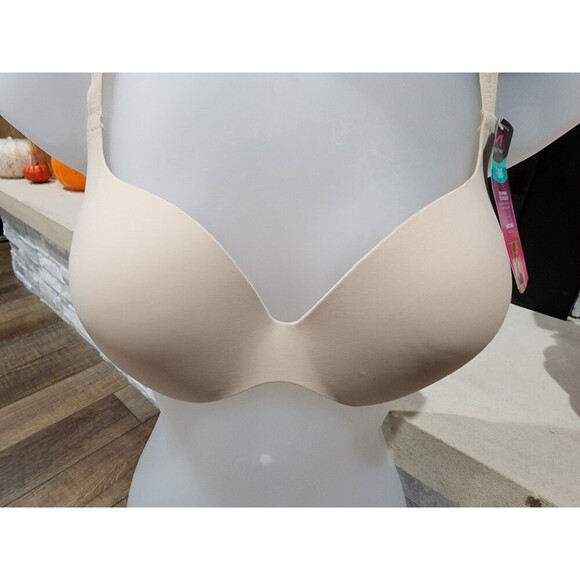 Maidenform Women's Comfort Devotion DreamWire Full Coverage Bra DM0070 Nude - Picture 3 of 5